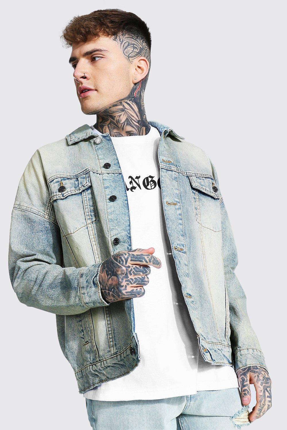 Boohoo oversized denim jacket top